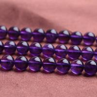 天然紫水晶のビーズ, アメジスト, パープル, 長さ:約 15 インチ, 売り手 ストランド