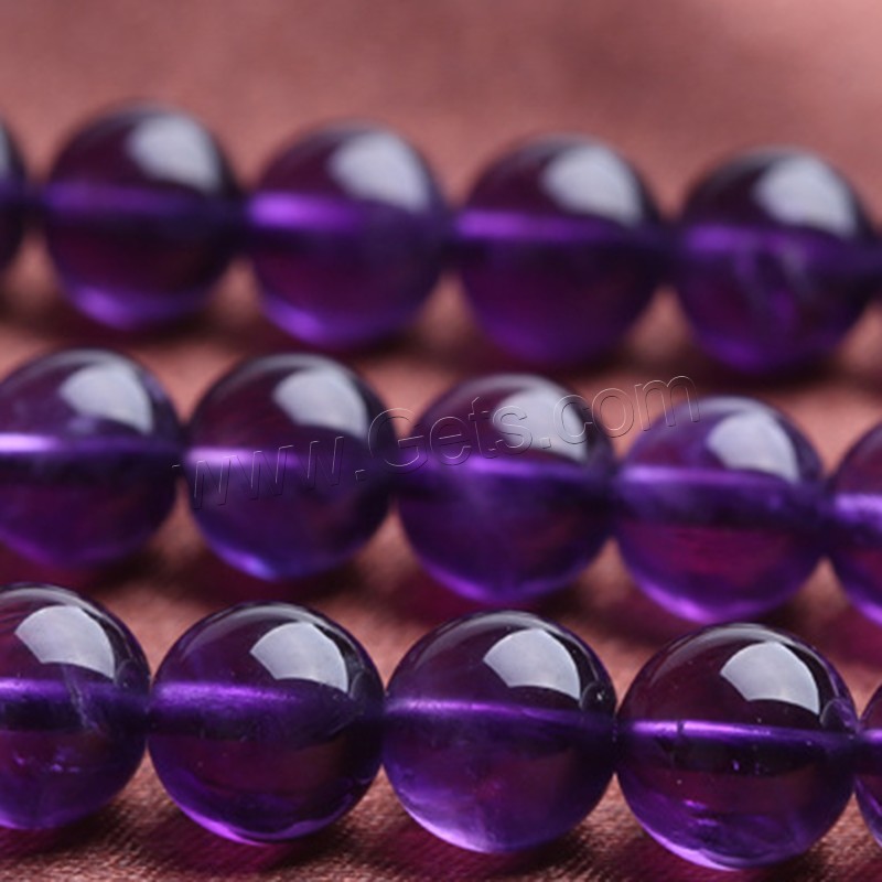 Perles améthystes Naturelles, améthyste, violet, Longueur:Environ 15 pouce, Vendu par brin