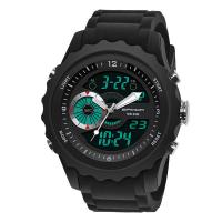 Reloj de pulsera unisex SANDA®, silicona, con dial de aleación de cinc & Vidrio, movimiento chino, unisexo, más colores para la opción, 52x13mm, longitud:aproximado 8 Inch, Vendido por UD