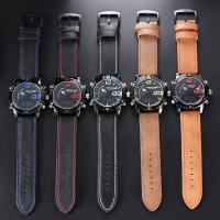 SANDA® Men Jewelry Watch, cuir PU, avec cadran en alliage de zinc & verre, mouvement chinoise, pour homme, plus de couleurs à choisir Environ 8 pouce, Vendu par PC