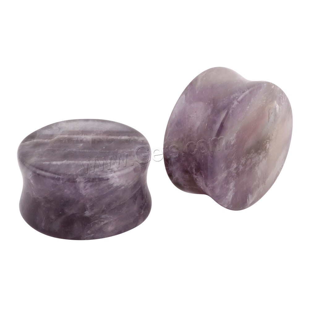 Natural Stone Piercing Tunnel, different materials for choice & Unisex & different size for choice, 6-16mm, Sold By PC