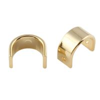 Brass Connector, real gold plated, 1/1 loop, nickel, lead & cadmium free Approx 1mm 