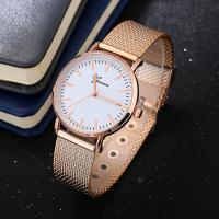 Women Wrist Watch, Zinc Alloy, with Glass, plated, for woman Approx 9.4 Inch 