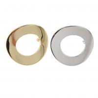 Brass Earring Drop Component, Donut, plated nickel, lead & cadmium free Approx 5mm 