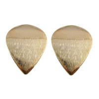 Brass Earring Drop Component, Teardrop, real gold plated, nickel, lead & cadmium free Approx 5mm 
