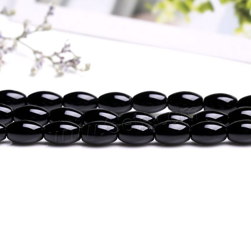 Natural Black Agate Beads, different size for choice, nickel, lead & cadmium free, Length:Approx 15 Inch, Sold By Strand