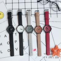 Unisex Wrist Watch, PU Leather, with zinc alloy dial & Glass Approx 8 Inch 
