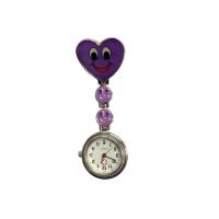 Pocket Watch, Zinc Alloy, with Glass, Cartoon, plated, cute & for woman & enamel lead & cadmium free 