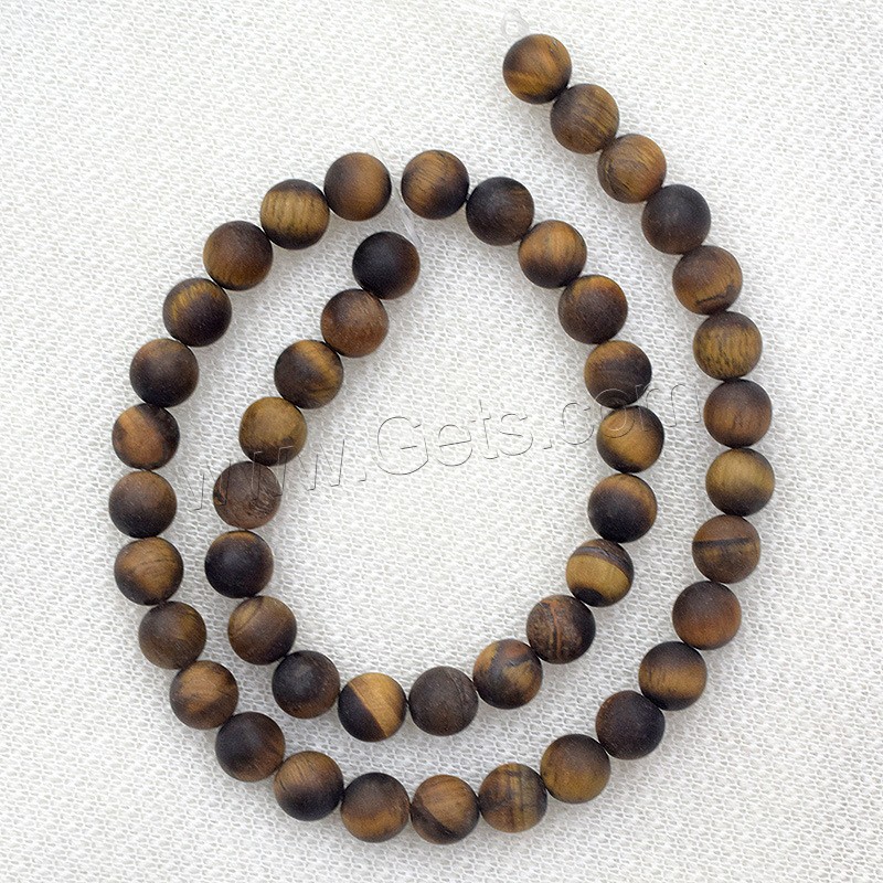 Tiger Eye Beads, Round, different size for choice, Hole:Approx 1mm, Sold By Strand