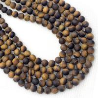 Tiger Eye Beads, Round Approx 1mm 