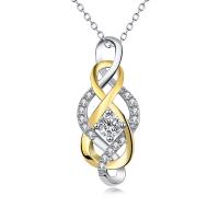 純銀製の宝石類のネックレス, 92.5％純度シルバー, メッキ, 楕円形の鎖 & 女性用 & ライン石のある 1.2mm, 長さ:約 18 インチ, 売り手 ストランド
