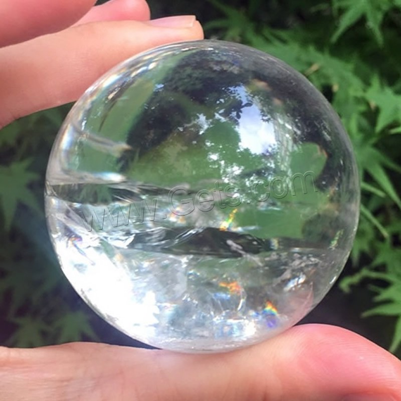 Clear Quartz Crystal Ball Ornament, Round, different size for choice, Sold By PC