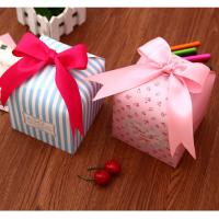 Boîte Cadeau de bijoux, papier, couleurs mélangées Vendu par PC