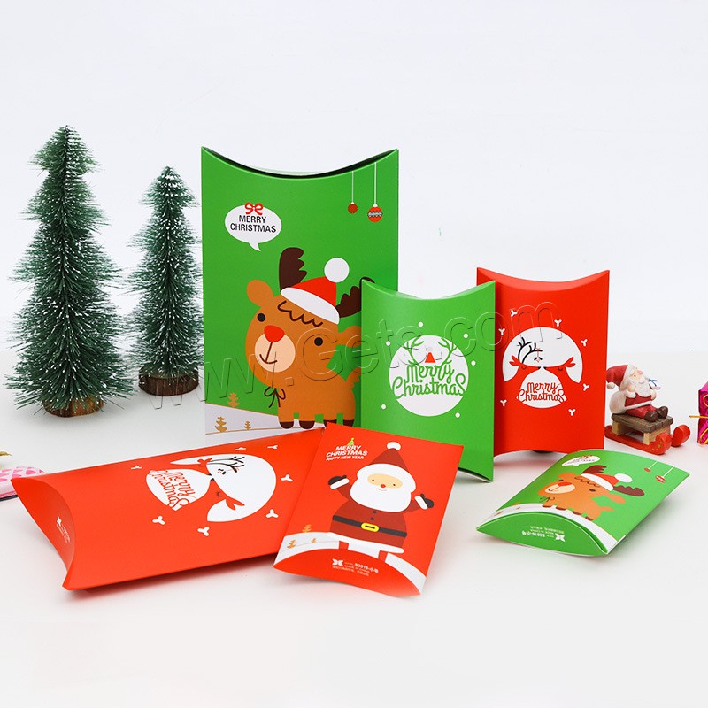 Papel Caja de  regalos de Navidad, Diseño de Navidad & diverso tamaño para la opción & diferentes patrones para la opción, Vendido por UD
