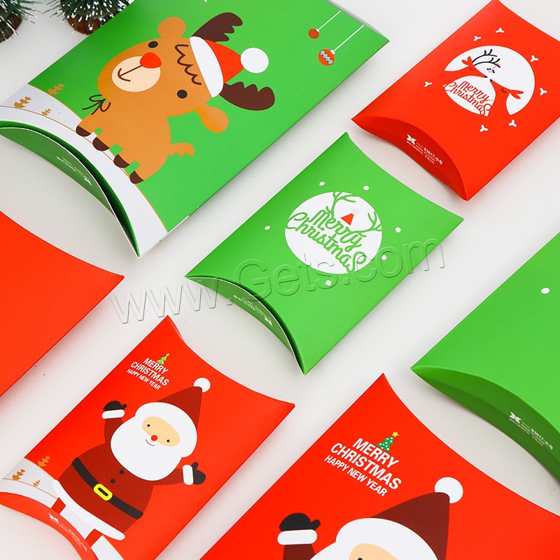 Papier Weihnachts-Geschenkbox, Weihnachts-Design & verschiedene Größen vorhanden & verschiedene Muster für Wahl, verkauft von PC