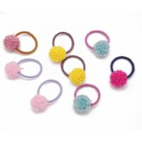 Ponytail Holder, Cloth, with Rubber Band, Girl 35mm 