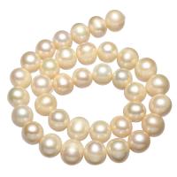 Perlas Patata Freshwater, Perlas cultivadas de agua dulce, natural, Rosado, 12-13mm, agujero:aproximado 0.8mm, longitud:aproximado 15.5 Inch, Vendido por Sarta