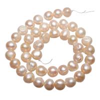 Baroque Cultured Freshwater Pearl Beads, natural, pink, 9-10mm Approx 0.8mm Approx 14.5 Inch 