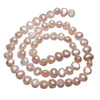 Baroque Cultured Freshwater Pearl Beads, natural, pink, 7-8mm Approx 0.8mm Approx 14.5 Inch 