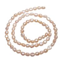 Potato Cultured Freshwater Pearl Beads, natural, pink, 4-5mm Approx 0.8mm Approx 15 Inch 