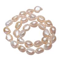 Potato Cultured Freshwater Pearl Beads, natural, pink, 11-12mm Approx 0.8mm Approx 15.5 Inch 