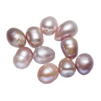 Perlas Patata Freshwater, Perlas cultivadas de agua dulce, natural, color mixto, 9-10mm, agujero:aproximado 0.8mm, 10PCs/Bolsa, Vendido por Bolsa