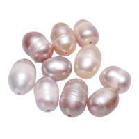 Perles d'eau douce de culture de riz, perle d'eau douce cultivée, naturel, couleurs mélangées, 8-9mm Environ 0.8mm Vendu par sac