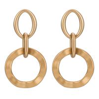 Zinc Alloy Drop Earring, Donut, plated, punk style & for woman 