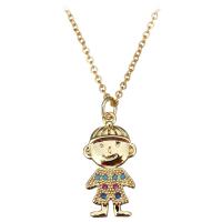 Stainless Steel Jewelry Necklace, with 1.5Inch extender chain, Boy, gold color plated, oval chain & for woman & with rhinestone 2mm Approx 18 Inch 