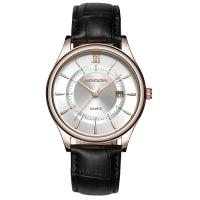 SANDA® Men Jewelry Watch, PU Leather, with zinc alloy dial & Glass, Chinese movement, for man Approx 8 Inch 