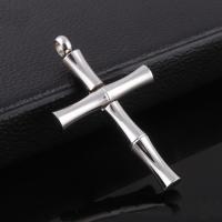 Нержавеющая сталь крест подвески, нержавеющая сталь, Kресты, оригинальный цвет отверстие:Приблизительно 1-3mm, продается PC