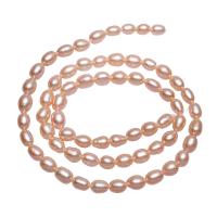 Rice Cultured Freshwater Pearl Beads, natural, pink, 4-5mm Approx 0.8mm Approx 15.5 Inch 