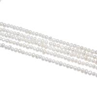Baroque Cultured Freshwater Pearl Beads, Nuggets, natural, white, 2.8-3.2mm Approx 0.8mm Approx 15.5 Inch 