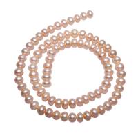 Potato Cultured Freshwater Pearl Beads, natural, pink, 6-7mm Approx 0.8mm Approx 15.3 Inch 