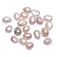 Perles d'eau douce de culture de riz, perle d'eau douce cultivée, naturel, couleurs mélangées, 6-7mm Environ 0.8mm, Vendu par PC
