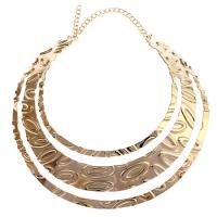 Iron Collar Necklace, with enamel, with 5.12Inch extender chain, plated, Unisex & oval chain Inner Approx 110mm 