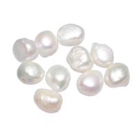 Baroque Cultured Freshwater Pearl Beads, Nuggets, natural, white, 11-12mm Approx 0.8mm 
