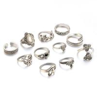 Zinc Alloy Ring Set, plated, for woman US Ring 