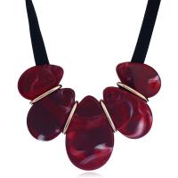 Resin Necklace, with Velveteen Cord, with 1.97Inch extender chain, Unisex Approx 17.72 Inch 