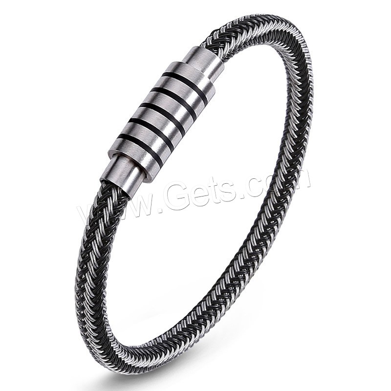 Stainless Steel Bracelet, plated, different length for choice & for man, Sold By Strand