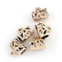 Zinc Alloy Bail Beads, Tube, gold color plated, hollow Approx 1.5-5mm 