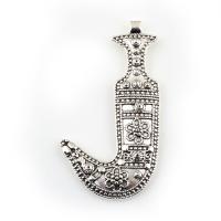 Zinc Alloy Jewelry Pendants, antique silver color plated Approx 1.5mm 