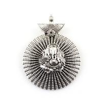 Zinc Alloy Jewelry Pendants, antique silver color plated Approx 