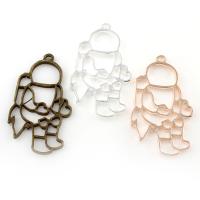 Character Shaped Zinc Alloy Pendants, Astronaut, plated Approx 2mm 