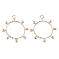 Zinc Alloy Jewelry Pendants, rose gold color plated Approx 2mm 