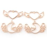 Zinc Alloy Jewelry Pendants, rose gold color plated 