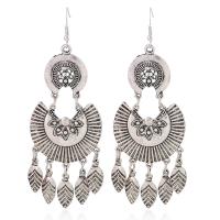 Zinc Alloy Drop Earring, plated, vintage & for woman 