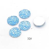 Resin Rhinestone Cell Phone DIY Kit, Flat Round, for cellphone 12mm, Approx 