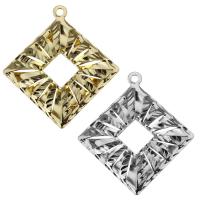 Brass Jewelry Pendants, Rhombus, plated Approx 2mm 