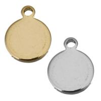 Brass Jewelry Pendants, Flat Round, plated Approx 1mm 